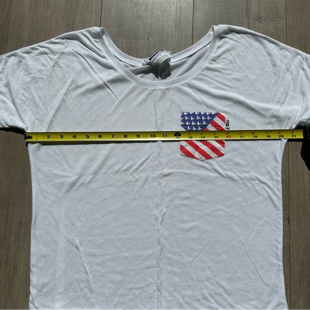 Americana/Mickey inspired flowy t-shirt - size small - Picture 2 of 6